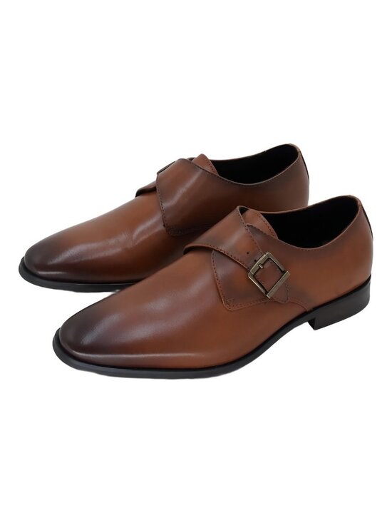 Alfani Men\'s Jerrie Round Toe Dress Shoe Dark Tan Brown Size 9M main image 6